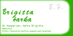 brigitta harka business card